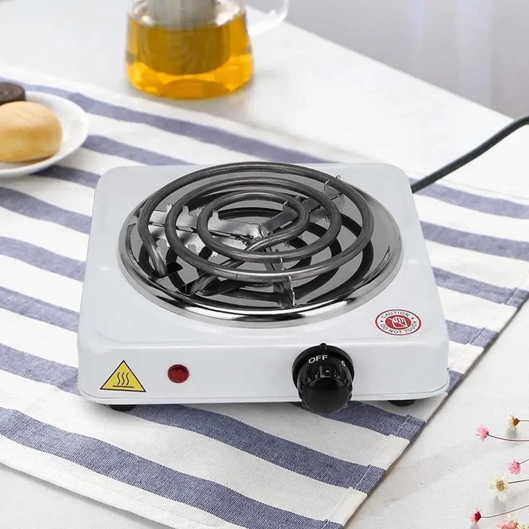 Electric Stove for cooking, Hot Plate heat up in just 2 mins, 1000W