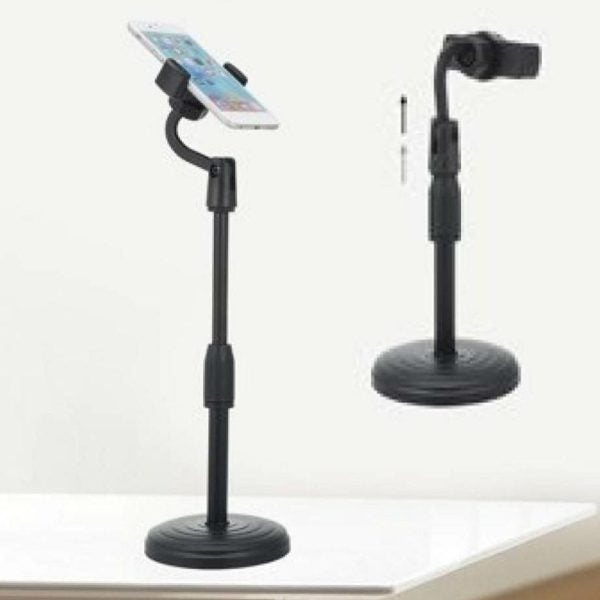 Multifunction Mobile Tripod Stand | Adjustable Phone Holder with Mini Tripod