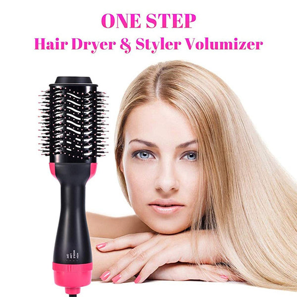 One Step 3-in-1 Hair Dryer & Brush – Fast Drying, Straightening & Curling