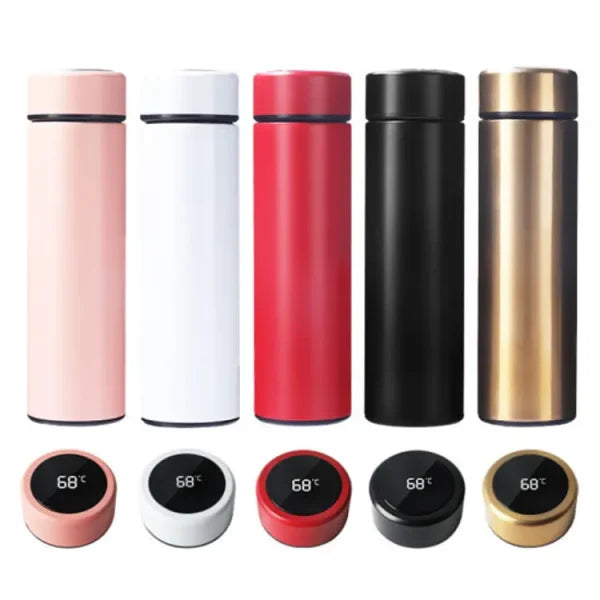 temperature Display Vacuum Insulated Water Bottle – Premium Stainless Steel Thermo Flask