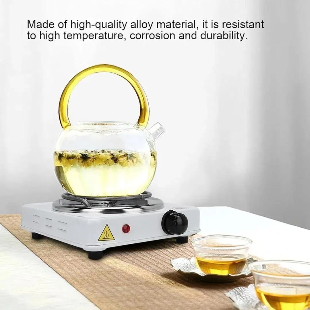 Electric Stove for cooking, Hot Plate heat up in just 2 mins, 1000W